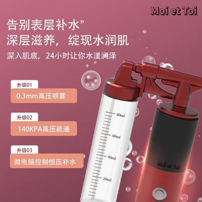 ABS Portable Handheld Oxygen Injector Beauty Equipment 850mAh